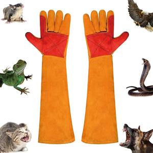 Guantes de Seguridad para Control de Animales, Impermeables, de Cuero PU, Color y Logotipo Personalizables, Unisex, OEM - Product Image 6