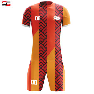 Uniformes de fútbol Set Team High School Sublimación Uniforme de fútbol Adulto Uniforme de fútbol personalizado - Product Image 4