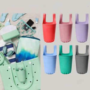 Boggy Style EVA Beach Bag Cup Holder ABS Waterproof Drink Holder <b>Accessories</b> for Summer Outdoor Travel, Pool, Cola and Beer Cups - Product Image 2