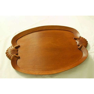 Bandeja para servir tazas de té de forma ovalada más vendida, bandeja de madera de tamaño personalizado para servir, bandeja para servir de vaso de agua al por mayor - Product Image 2