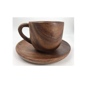 Posavasos de madera para té, posavasos de nogal, regalos decorativos, posavasos de café, alfombrilla para mesa para tamaño personalizado - Product Image 2