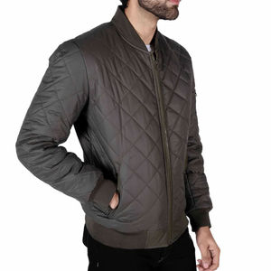 Veste bomber en polyester de qualité supérieure, prix de gros ODM, vestes chauffantes noires pour hommes, prix bas, service personnalisé - Product Image 4