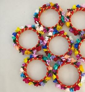 Coloré Floral Gajra Style Ethnique Mode Bracelets Indien Traditionnel Haldi Mehndi Faveur De Mariage Sangeet Nikah Fête Retour Cadeau - Product Image 3