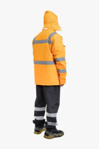 High Visibility Customizable Workwear Vest Breathable Comfortable Jacket Reflective <b>Strips</b> Logo Safety Support Bulk Supply - Product Image 6