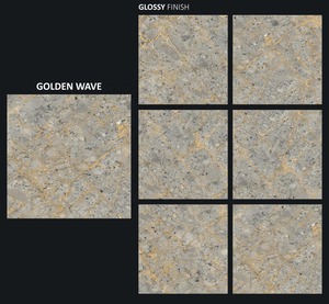 Arora Natural 800x800mm Carreaux de sol en porcelaine grise polie 80x80cm Carreaux muraux en céramique à double vitrage 32x32 Design numérique - Product Image 6