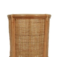 Keranjang Vas Tanaman Anyaman Rotan Ramah Lingkungan Alami Tradisional Terfavorit untuk Penyimpanan