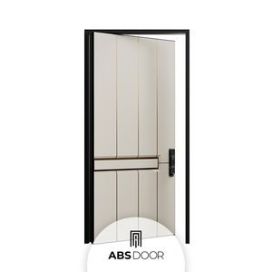 Puerta de Seguridad de Acero Inoxidable Manual de Lujo ABSDOOR VEROSA, Aislamiento Térmico Pivotante, Diseño Moderno, Entrada de Villa, Hotel, Turquía - Product Image 3