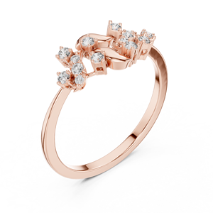 Anillo de Diamantes Personalizado al por Mayor para Mujer, Diseño de Halo de Corazón, Plata y Oro, Directo de Fábrica, OEM, ODM - Product Image 4
