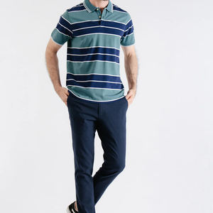 2025 nueva moda cómoda 100% camisas casuales de algodón transpirable y ecológico logotipo personalizado impreso en tela de punto - Product Image 4