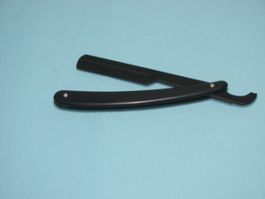 Navajas de afeitar turcas desechables de 6 pulgadas con mango de plástico ABS blanco, suministros de barbería y salón, navajas de media hoja al por mayor - Product Image 4