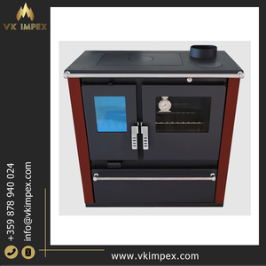 Cheminées modernes à combustible solide efficaces de 7,7 kW de Bulgarie 100 à 120 M3 Capacité de chauffage au bois pour usage intérieur - Product Image 5