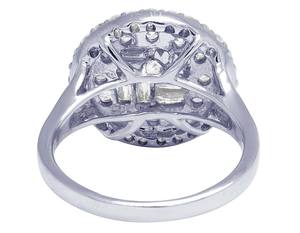 Anillo de Plata de Ley 925 con diamante de corte redondo Diseño elegante y asequible para mujeres Ideal para ocasiones de regalo - Product Image 5