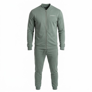 Hawk Eye Sports <b>Men's</b> Slim Fit Fleece Winter <b>Pullover</b> Hoodie Tracksuit Set Breathable Anti-Bacterial Polyester/Cotton Drawstring - Product Image 3