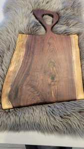 Planche à découper en bois de noyer écologique de qualité supérieure avec grand bloc à découper durable à poignée solide pour la préparation des aliments - Product Image 4