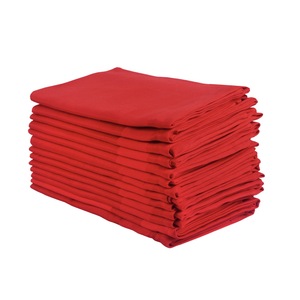 Ensemble de serviettes en satin de coton 100% Séchage rapide Serviette unie blanche Tissé Taille personnalisée à l'épreuve des enfants Hôtels Restaurants Cuisine - Product Image 3