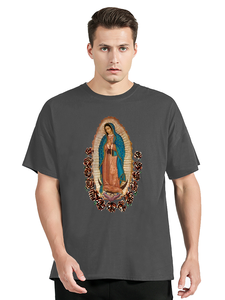 Novedad de verano, camiseta de moda para mujer, camiseta personalizada de gran tamaño, camiseta gráfica religiosa Mary, camisetas Unisex - Product Image 2