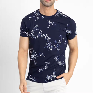 O-Neck hommes coton nouveau Style Design hommes t-shirt court personnalisé nouveau Design bonne qualité coton coupe ample ligne hommes t-shirt pour hommes - Product Image 1