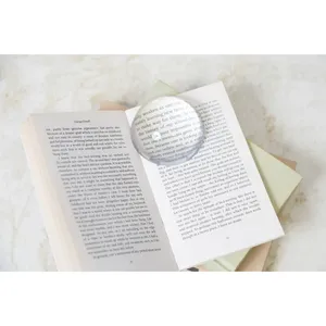 Organizador de Escritorio Personalizable con Forma de Medio Globo de Cristal para Merchandising - Product Image 3
