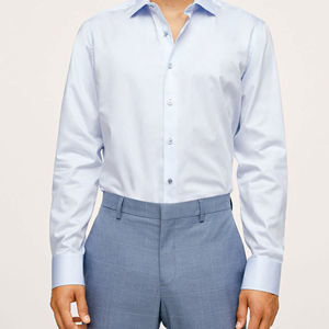 Camisas Casuales de Otoño para Hombre, Estilo Moderno, Cuello en V, Manga Larga, Camisa de Lino, Cuello Alto, Botones - Product Image 4