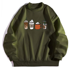 Sudadera de Cuello Redondo para Hombre, 100% Algodón, Felpa, Bordada, Manga Larga, Invierno, Venta al Por Mayor - Product Image 1