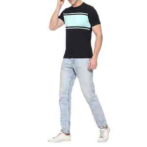 T-shirts pour hommes surdimensionnés de haute qualité 100% coton - Blancs personnalisables, écologiques, respirants, à manches courtes, impression sérigraphique - Product Image 2