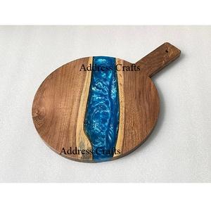 Juego de regalo de inauguración de la casa con logotipo personalizado de calidad superior, utensilios de tabla de quesos de resina de madera de acacia, herramientas de cocina que incluyen plato - Product Image 2