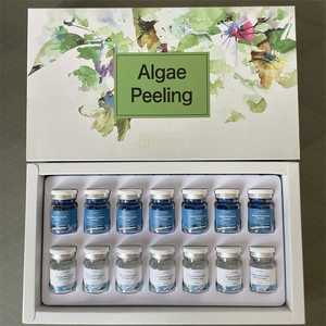 Sérum en poudre verte pour micro-aiguilletage, éponge micro-aiguille, <span class=keywords><strong>traitement</strong></span> de peeling facial pour l'acné et le renouvellement cutané GZ - Product Image 4