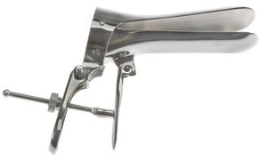 Tornillo central de espéculo Vaginal Cusco de acero inoxidable de calidad superior Instrumentos de obstetricia de ginecología media - Product Image 3