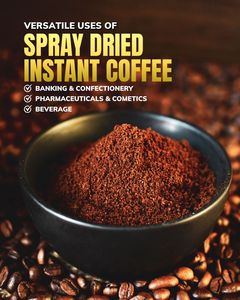 Café en Polvo Secado por Aspersión HACCP, Hecho con Granos de Robusta 100% Seleccionados, Café Soluble 1 en 1 para Mezcla de Café Instantáneo RTD, Ingrediente Alimentario - Product Image 2