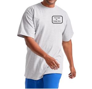 T-shirt blanc uni t-shirt en gros pas cher séchage rapide personnalisé de haute qualité hommes à manches courtes couleur unie impression doux t-shirt en coton - Product Image 6