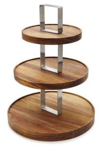Serving Tray on <b>Stand</b>/Elevated Tray <b>Stand</b>/Tray <b>Stand</b> Furniture Tray with <b>Stand</b> Adjustable Tray <b>Stand</b> <b>Wooden</b> Tray <b>Stand</b> Portable - Product Image 5