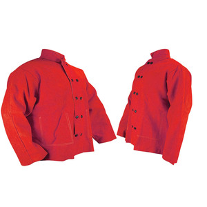 Chaqueta de Soldadura de Cuero Vacuno Auténtico de Buena Calidad para Hombre, Resistente al Calor, Chaqueta de Soldadura Más Vendida de KEEM BROTHERS - Product Image 1