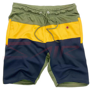 Pantalones cortos informales de algodón 100% para hombre, pantalones cortos con cintura elástica en patrón sólido de talla grande para trabajo al aire libre, venta al por mayor - Product Image 4