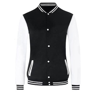 OEM Manufacturer Chenille Embroidery Genuine Leather Print Street Wear Baseball Coat for Womens <b>jackets</b> Bomber Varsity genuine - Product Image 3
