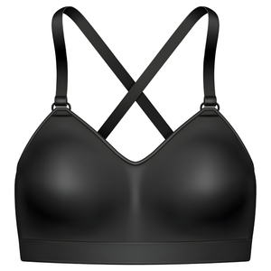 Soutien-gorge de sport pour femme personnalisé, à maintien élevé, écologique, col en U, respirant, séchage rapide, en spandex/nylon, bretelles réglables - Product Image 1