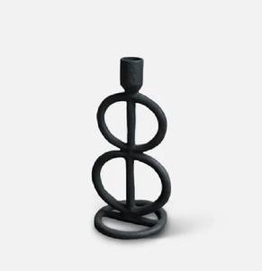 Bougeoir en aluminium de style Ins fait à la main de luxe Design de lanterne inégale Décoration de la maison de Noël - Product Image 2