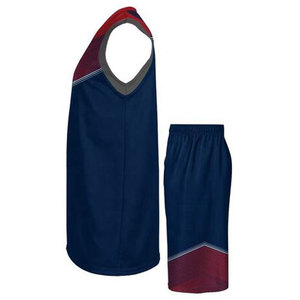 Uniformes de Baloncesto de Alta Calidad en Poliéster/Algodón, Diseño Personalizado, Transpirables, Antibacterianos, Tallas Grandes, Logotipo Personalizado, Unisex - Product Image 3