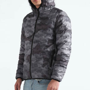 Chaqueta Acolchada de Nailon Repujado para Mujer, Impermeable, Cortavientos, Ecológica, Cálida, Acolchada, con Capucha, para Invierno - Product Image 2
