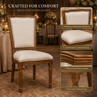 Chaises empilables modernes en plastique PP de haute qualité, style Louis français, pour hôtels, banquets, mariages, fêtes, design vintage en résine