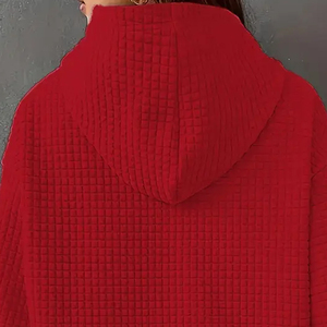 Sweat à capuche athlétique en strass pour femmes 100% coton prix usine différents modèles et tailles hiver col à capuche logo avant - Product Image 6