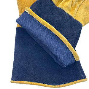 Vente en gros de gants de soudage confortables et respirants pour hommes de taille plus XL Gants de protection en cuir avec caractéristiques de confort - Product Image 6