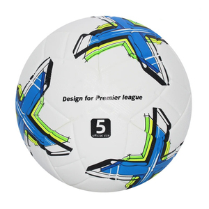 Ballon de football d'entraînement en cuir PU en gros, taille 3 4 5, logo personnalisé imprimé, ballon de football pour jeunes en vrac - Product Image 3