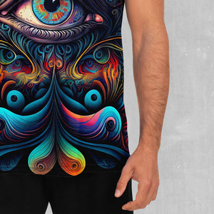 <b>Men's</b> Plus Size Casual Style Sublimation Gym <b>Vest</b> Quick Dry Breathable Tank Top for Workout Activewear Bodybuilding <b>Training</b> - Product Image 6