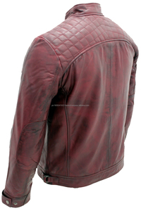 2025 Best-seller Veste d'hiver mince pour hommes Design personnalisé avec haut en cuir unique Caractéristiques Vêtements pour hommes Veste en cuir - Product Image 4