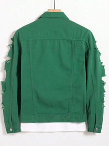 Hot Selling <b>Men's</b> Denim <b>Jacket</b> for <b>Man</b> Trending High Street Winter Designs High Quality Breathable <b>Jackets</b> <b>Jacket</b> For <b>Man</b> - Product Image 3