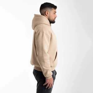 Alta calidad 100% algodón de gran tamaño pulóver Sudadera con capucha hombres mujeres Casual estilo Hip Hop bordado francés pantalla impresa invierno - Product Image 3
