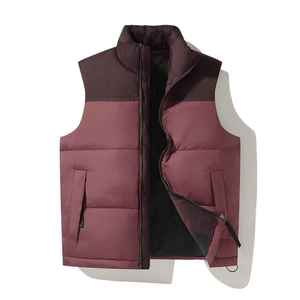 Best QualityLightweight <b>Waterproof</b> Winter Custom Men's <b>Warm</b> Down Puffer Sleeveless Vest <b>Jackets</b> For Sale - Product Image 3