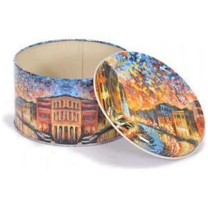 1.2L Afremov River Design caja metálica redonda Ø 140x90mm - Product Image 4