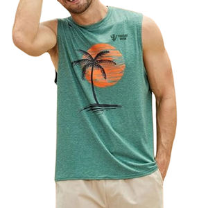 เสื้อแขนกุดแฟชั่นลำลองใหม่อินเทรนด์เสื้อแขนกุดระบายอากาศได้ดี - Product Image 1