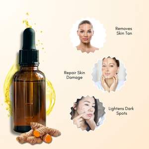 Aceite Esencial de Cúrcuma Orgánico Puro Destilado al Vapor, Certificado GMP, 100 ml, Raíz de Cúrcuma de la India, Aclara, Ilumina y Reafirma la Piel - Product Image 3